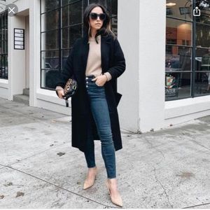 J crew Ella open front long sweater cardigan blazer